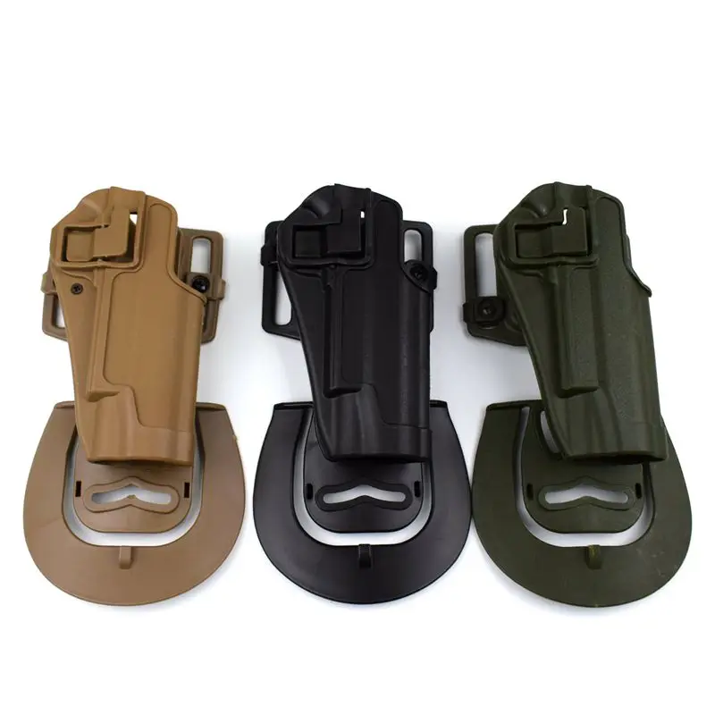 

Military Tactical Gear Colt 1911 Gun Case Right Hand Belt Holster Pistol Belt Paddle Holster Airsoft Hunting Equipment