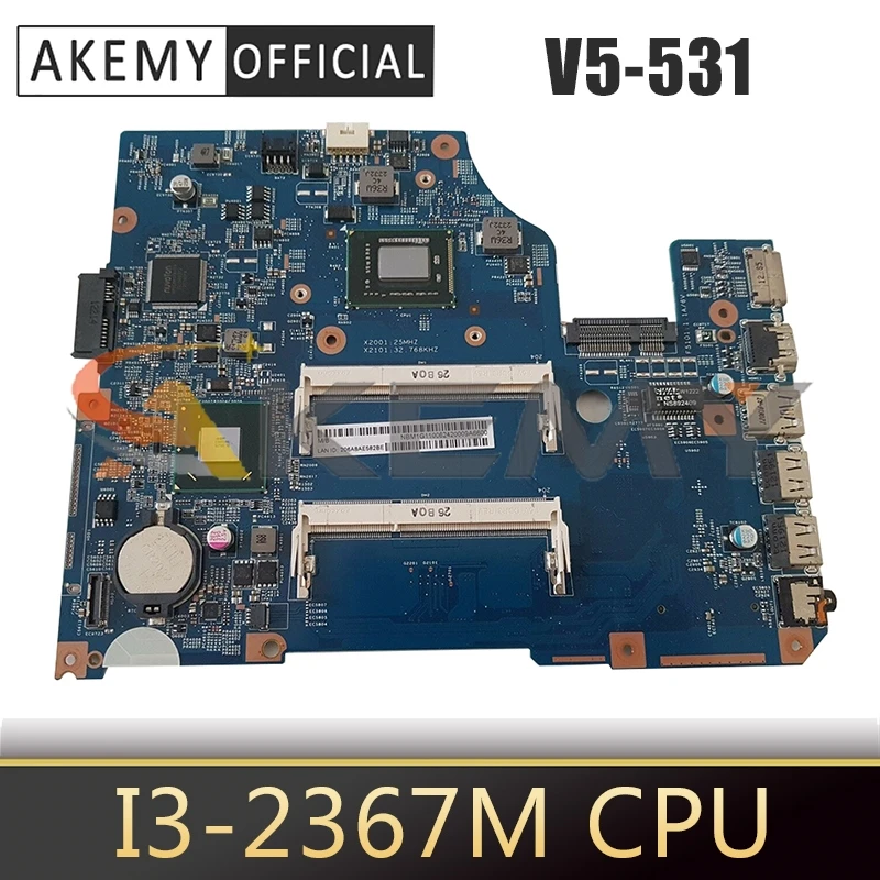 

For ACER Aspire V5-531 I3-2367M Laptop motherboard 11324-1 SLJ8C DDR3 Notebook Mainboard