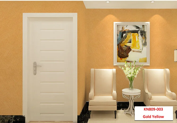 Золотисто желтый наклейка (Настенная бумага) для