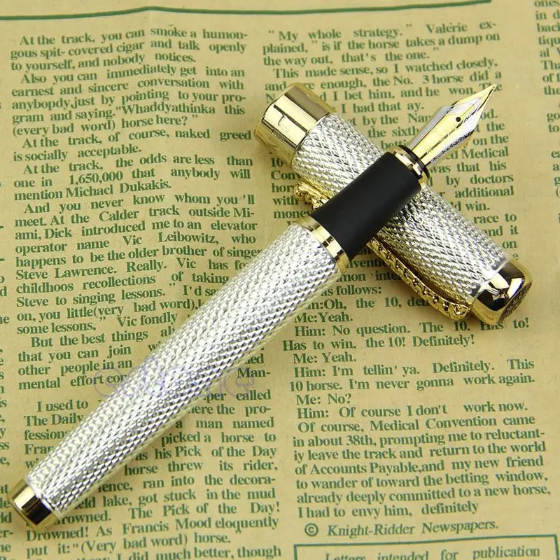 Классический Jinhao 1200 полный Ролик Шариковая ручка Дракон Клип|Перьевые ручки| |