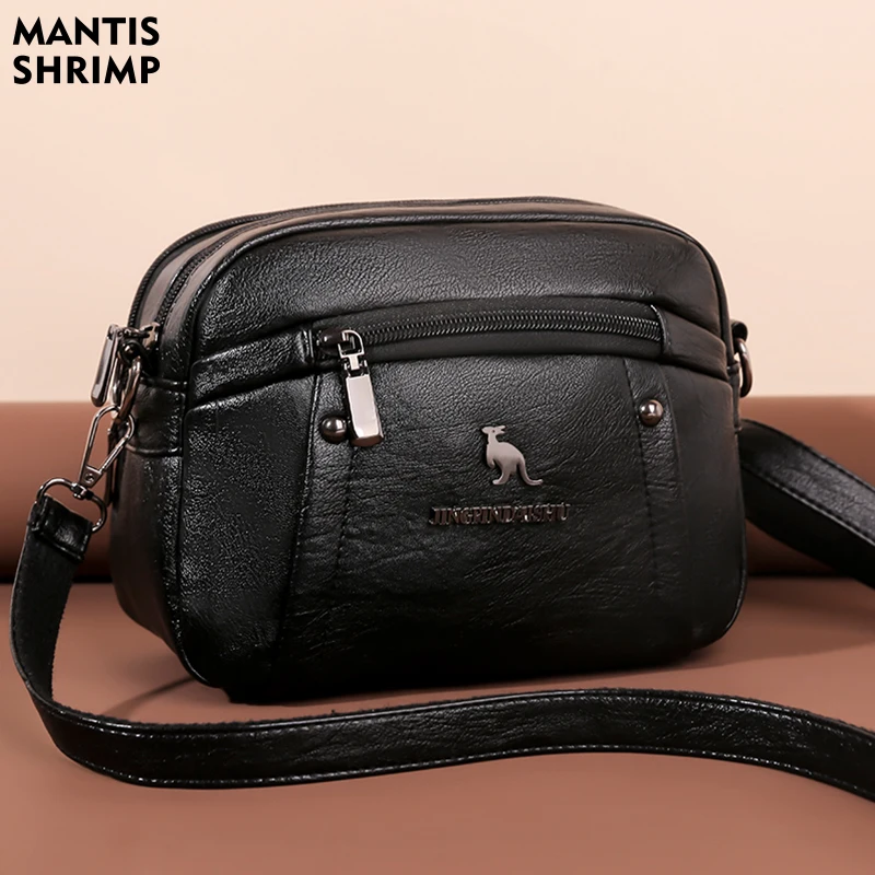 

Brand Messenger Bag for Women Designer Fashion Crossbody Bags Ladies Flap New Trend Shoulder Bags Soft PU Leather Female Totes