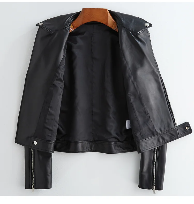 Красная мотоциклетная куртка короткие черные пальто из искусственной кожи