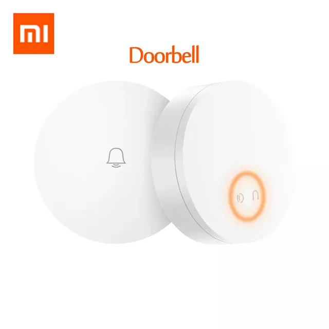 Xiaomi Mijia Linptech wifi самогенерирующийся беспроводной дверной звонок работает с приложением Mijia умное управление функцией памяти AC 110-240V