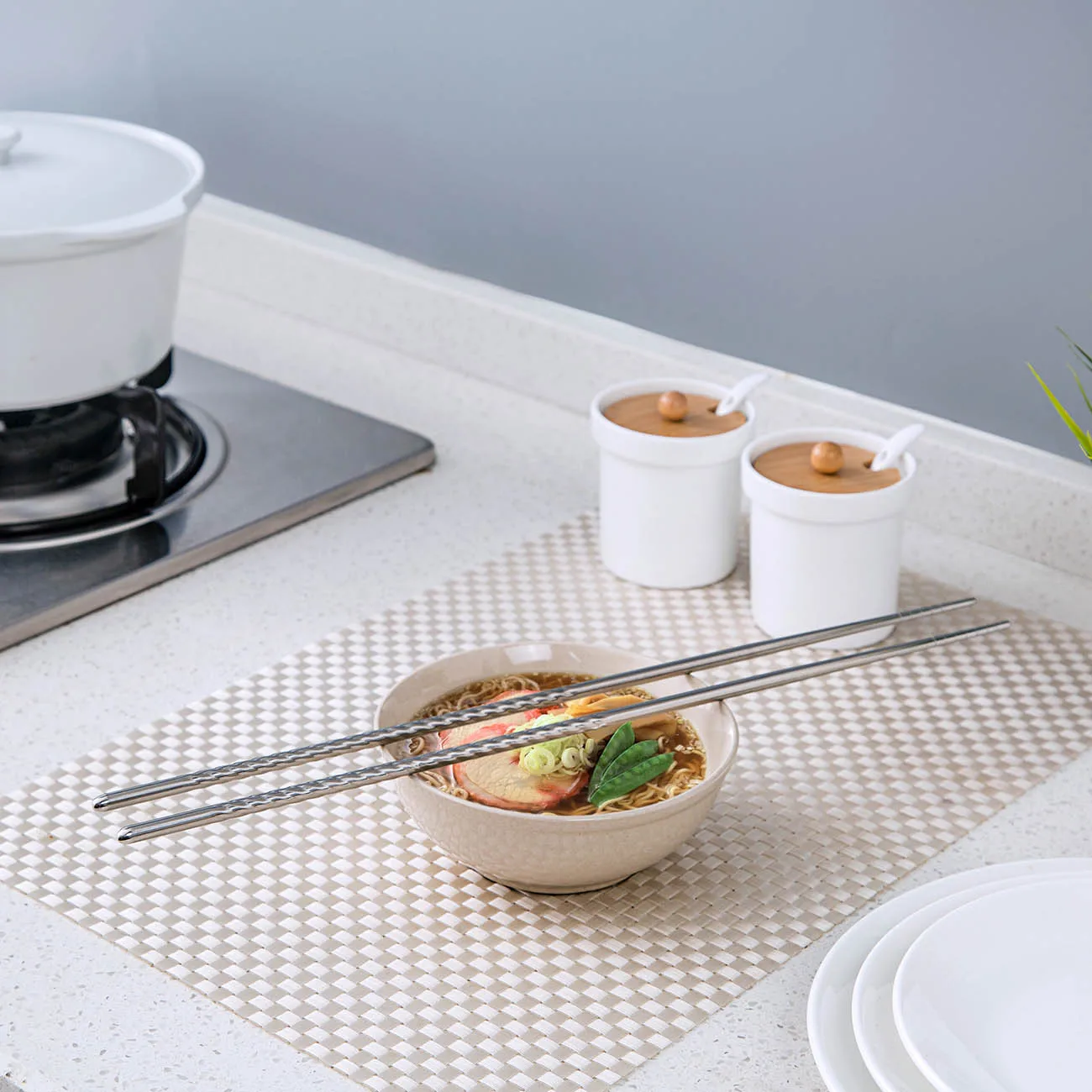 Горячая 1 пара нержавеющая сталь горячий горшок длинные палочки для жарки еды