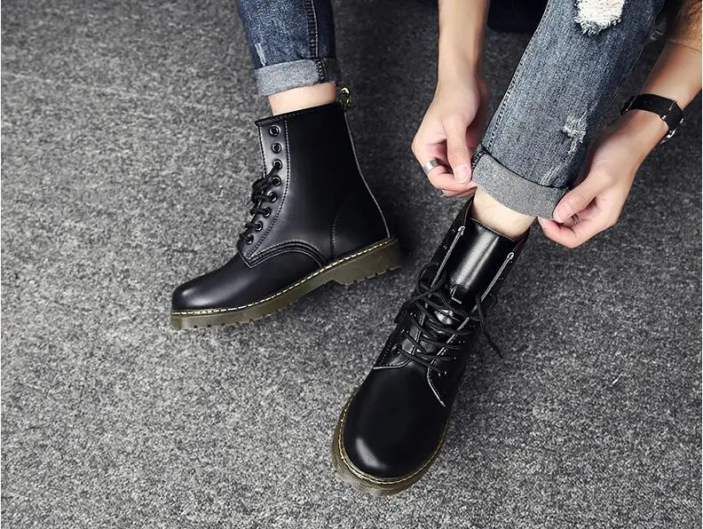 

winter men shoes sneakers men boots high-top Retro Martin boots