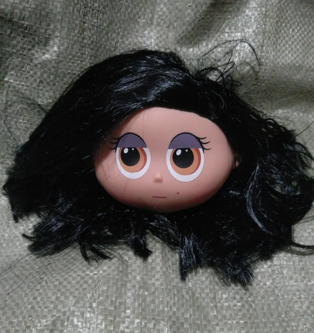 Очаровательная редкая большая голова испанской куклы милая DIY Детская кукла