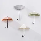 3 шт.компл. креативный крючок в форме зонта, цветной держатель для ключей, аксессуары для украшения стен дома, спальни, легкий вес нагрузки