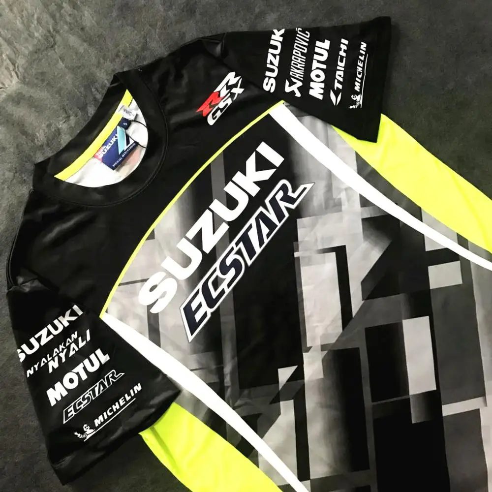 Moto rcycle Racing moto rbike cross camiseta для suzuki футболка верховой езды Мужская дышащая с