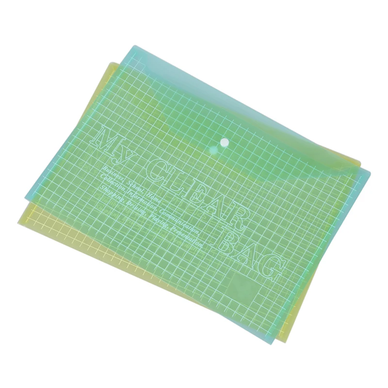 5X A4 стад пластиковые Поппер файлы папки документов кошелек офис депо