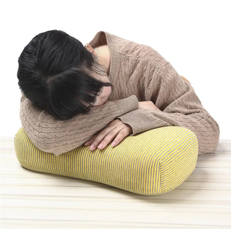 

Japanese Style Office Lumbar Multi Purpose Striped Memory Foam Chair Support Pillow Car Seat Cushion
