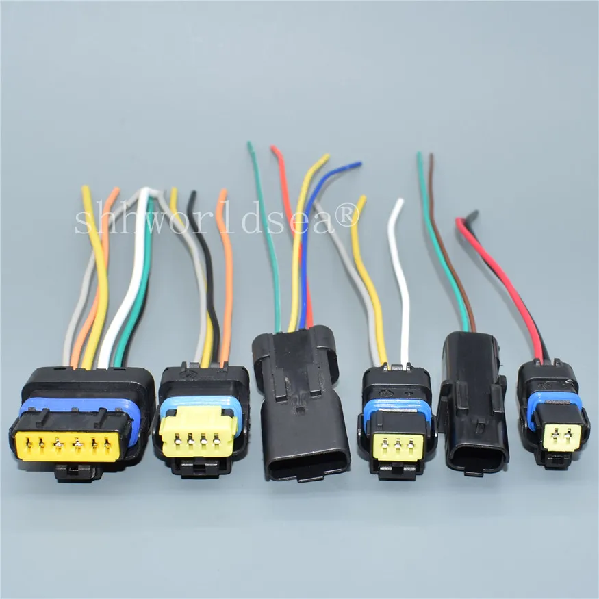 Автомобильный водонепроницаемый разъем для жгута проводов 1 шт. 2 3 4 5 6-контактный