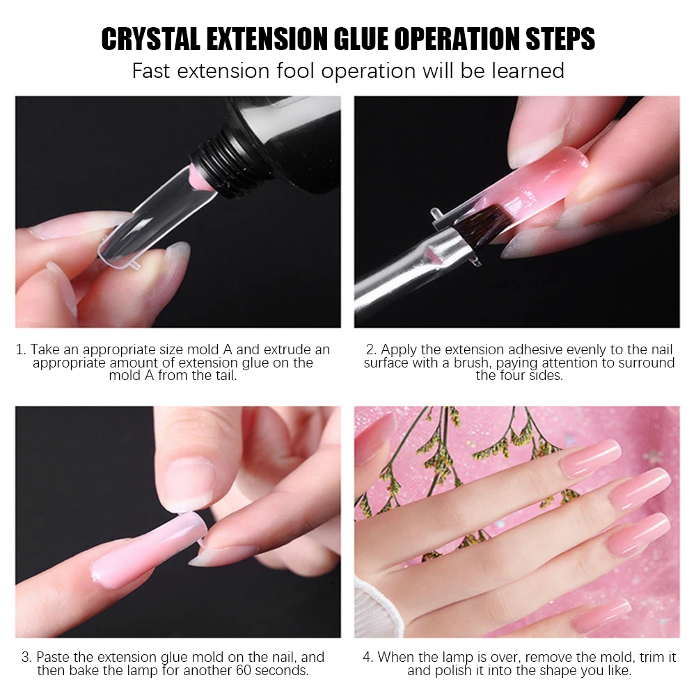 

Nail Gel UV Building Gel Varnish Nail Art Extension Crystal Design Tools Acrylic Gel Nail Polish For Manicure Gel for extension