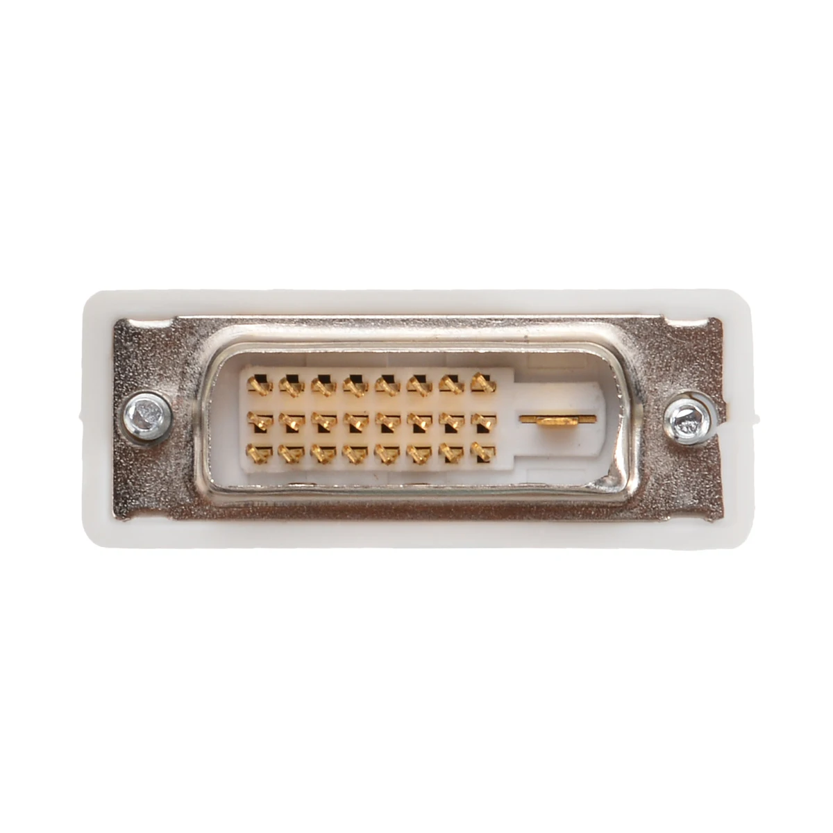 1 шт. Профессиональный 24+ 1 Pin DVI-D до 15 Pin адаптеры VGA Белый адаптер «Папа-мама» видео конвертер для портативных ПК 4,1X4 см
