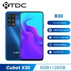 Смартфон Cubot X30, 6,4 дюйма, 8 + 128 ГБ, NFC, 4200 мАч, 48 МП, 5 камер, Android 10