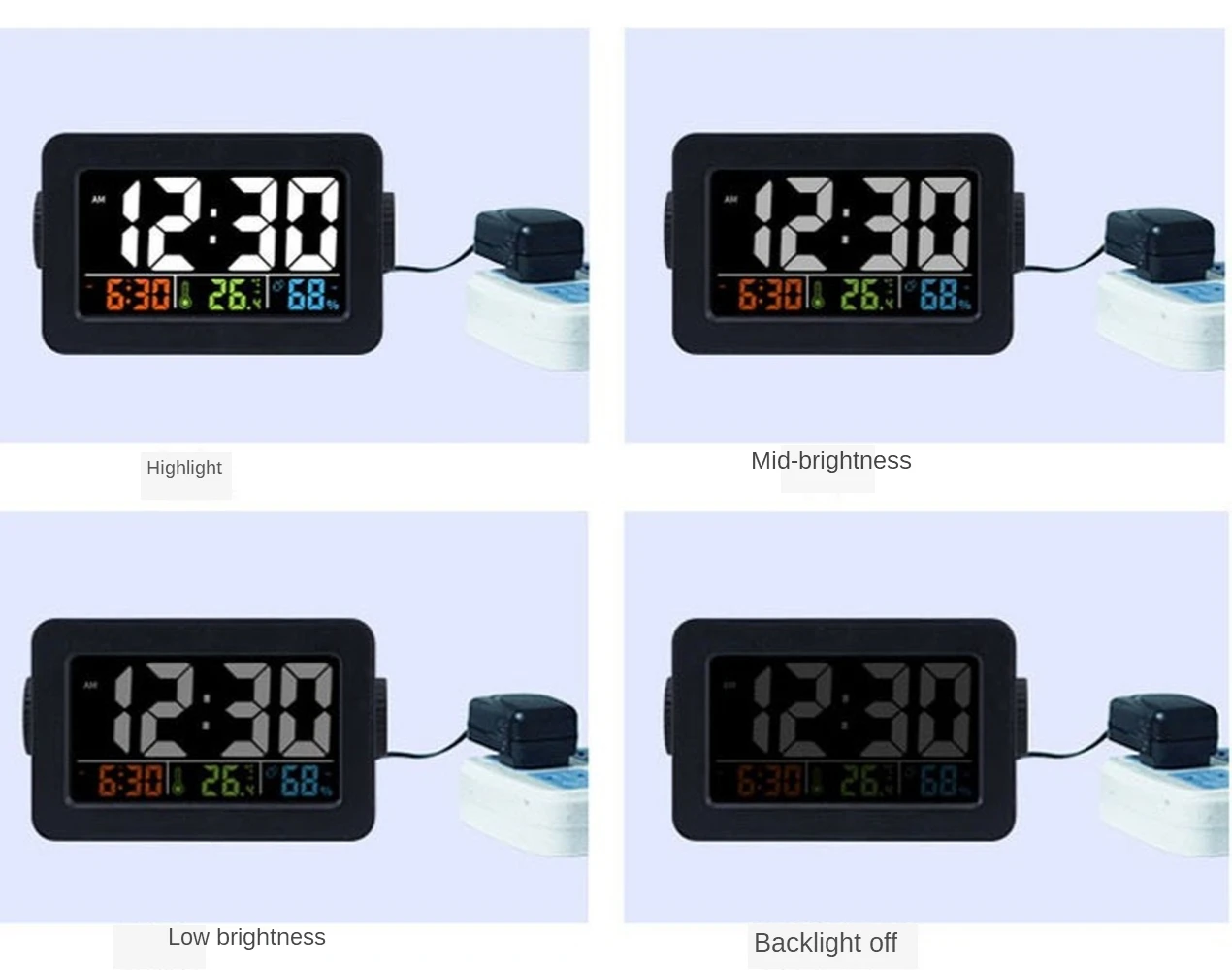 Цифровой будильник со звуковым сигналом Dekala небольшой будильники с Температура