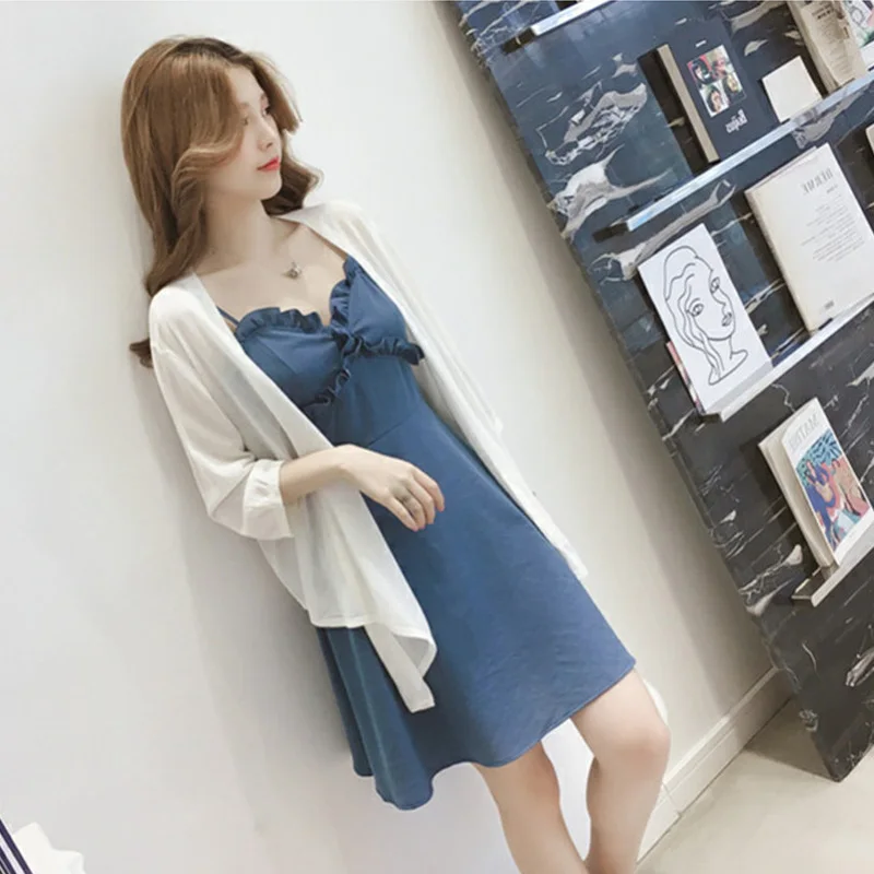 Летняя шаль с юбкой и топом вязаный кардиган из вискозы женское тонкое короткое