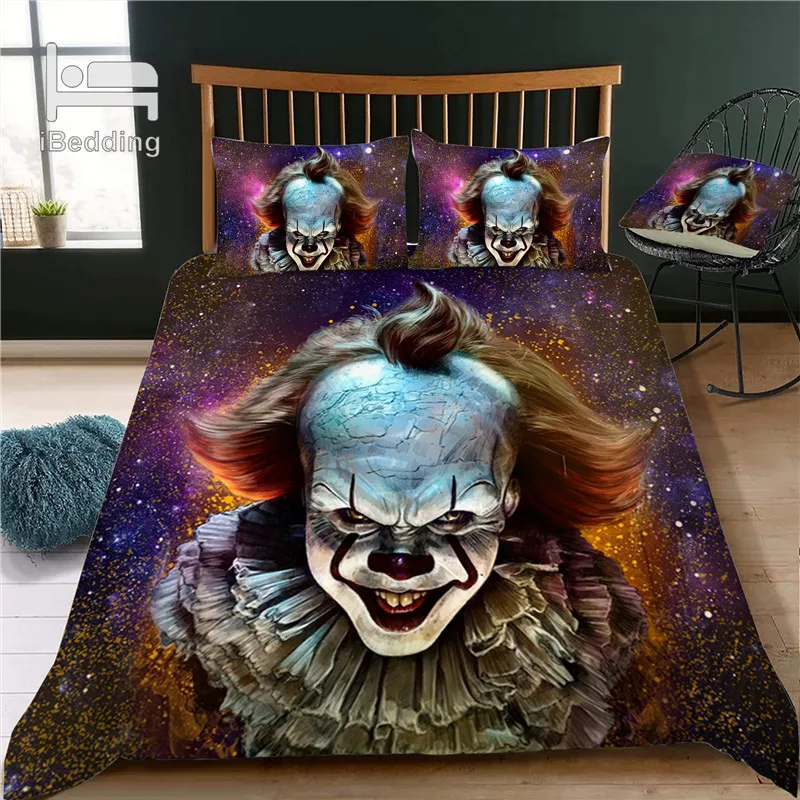Набор постельного белья Pennywise с изображением Человека скелета красоты ужаса и