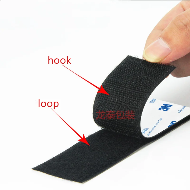 1 шт./пара самоклеящаяся клейкая лента для крючков и петель нейлоновая с клеем DIY