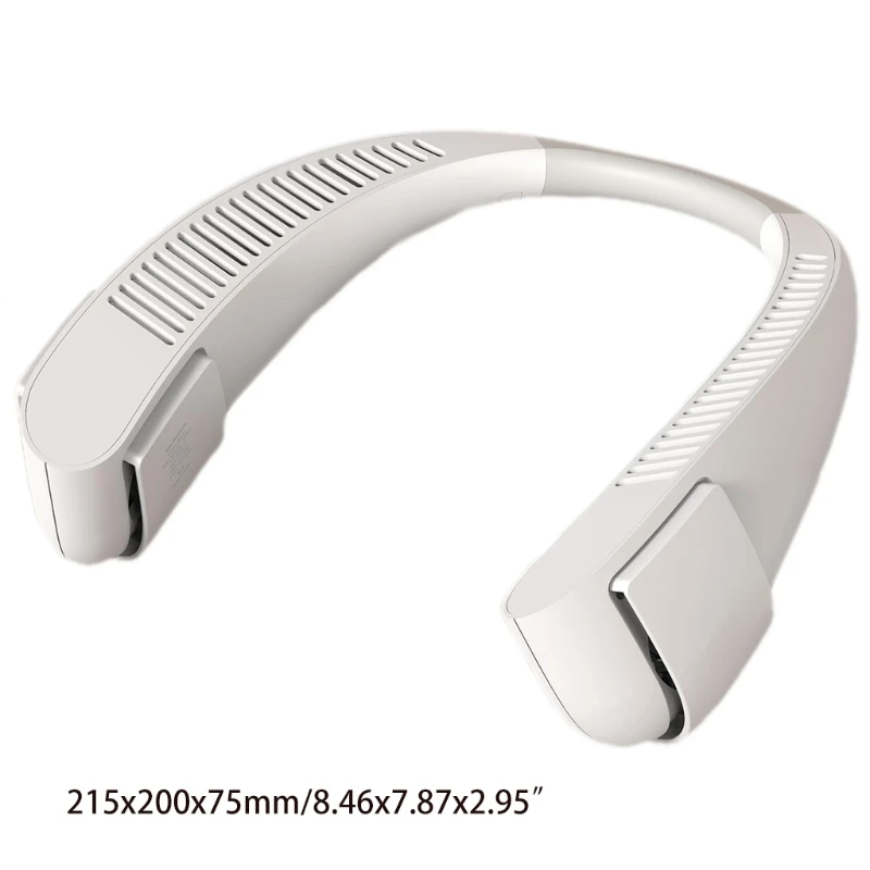 

Hanging Neck Fan Personal Necklace Air Cooler Rechargeable Fan 4000mAh Battery Operated for Home Office Sports Travel