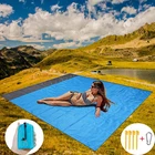 2021 пляжное одеяло, песконепроницаемый пляжный коврик, альпинистский лист, водонепроницаемый коврик для пески со стойкой, легкий коврик для пикника, кемпинга