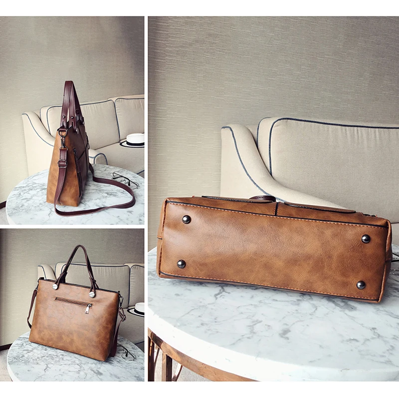 Woman Casual Totes13 14 Inch Laptop Bag Office Bag For Ladies Briefcases Female Manager Business Women Briefcase Leather Handbag