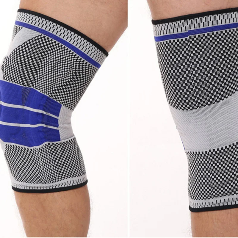 1 шт. эластичные спортивные наколенники дышащие силиконовые для поддержки