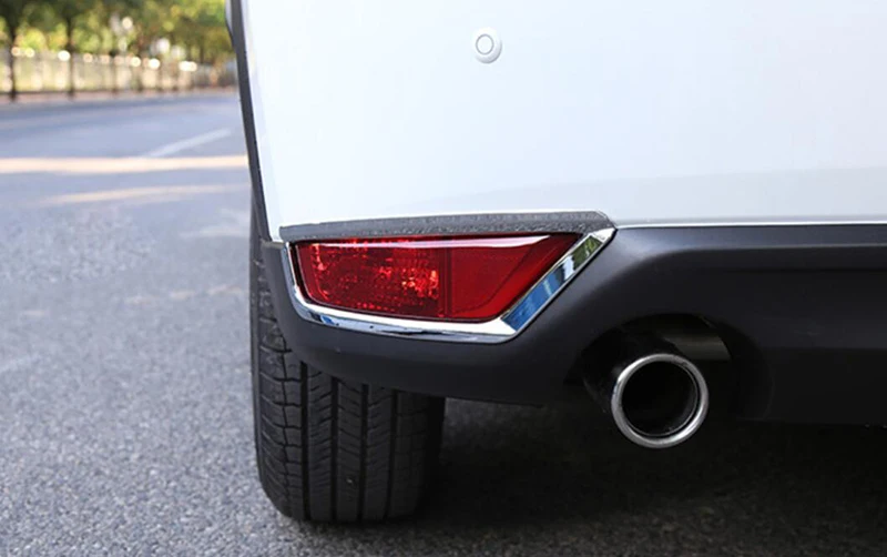 2 шт. автомобильный корпус ABS Хромированная накладка задняя лампа заднего