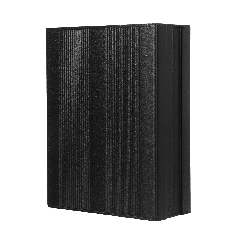 Черный корпус 100x76x35 мм алюминиевый чехол для электронных проектных приборов