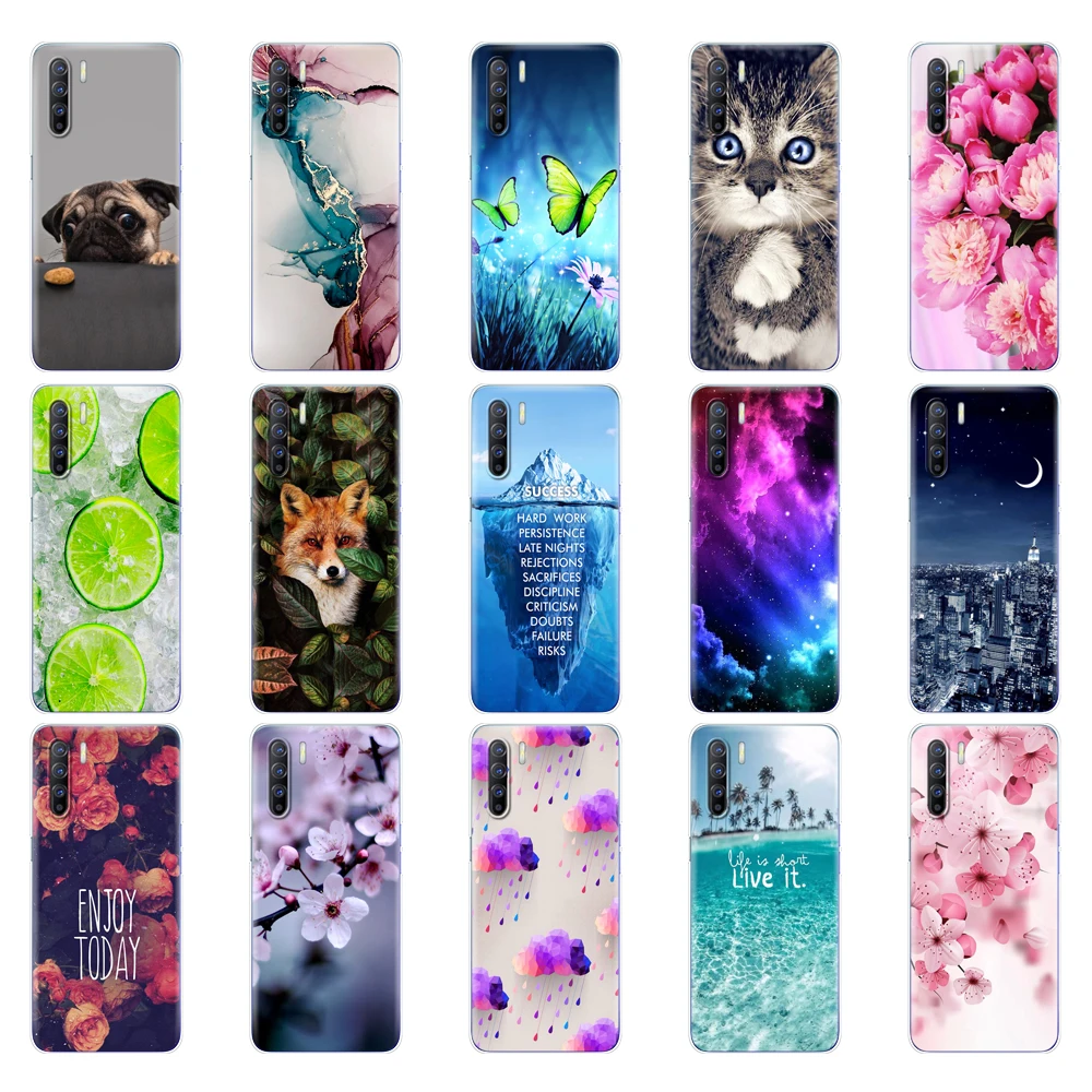 Чехол для OPPO Reno 3 мягкий силиконовый чехол 6 4 дюйма из ТПУ телефона Reno3 Global Coque OPPOReno3