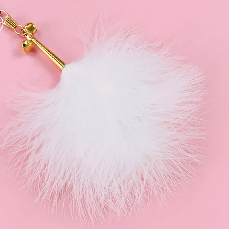 Палочка для кошек проволока перо Интерактивная игрушка сменная палочка домашних