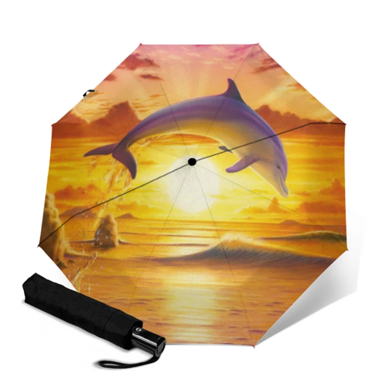 Складной зонт от дождя автоматические зонты компактный защитный из алюминиевого