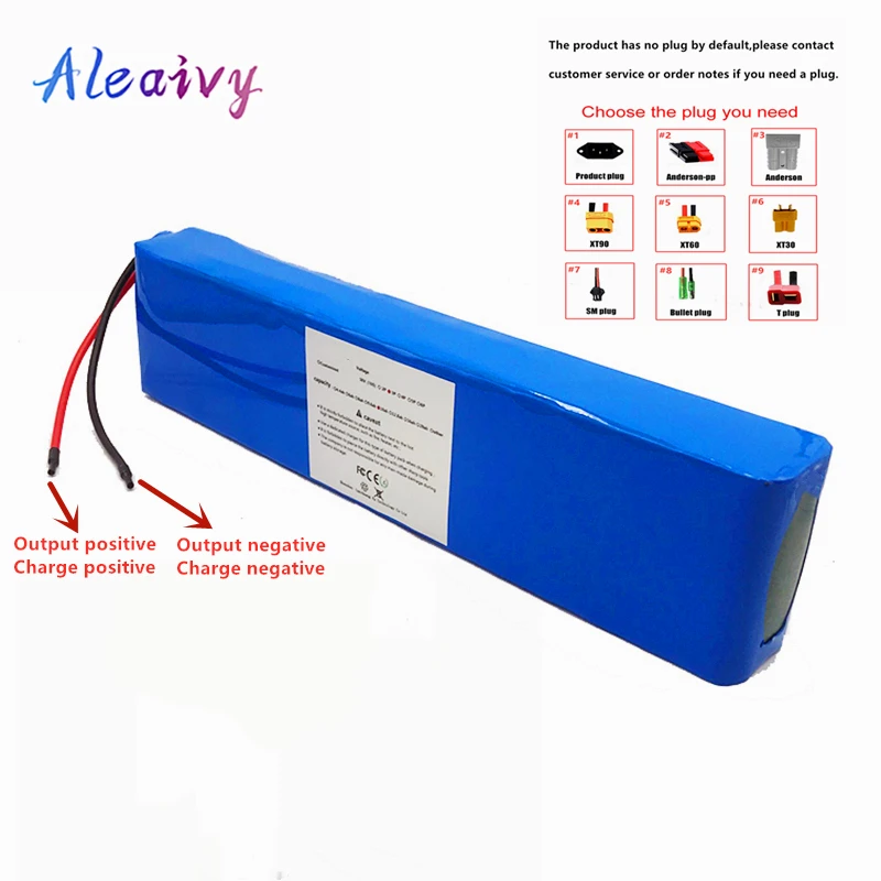 Литий ионный аккумулятор для велосипеда 36 В 42 в 10 Ач 18650 500 Вт|Комплекты батарей| |