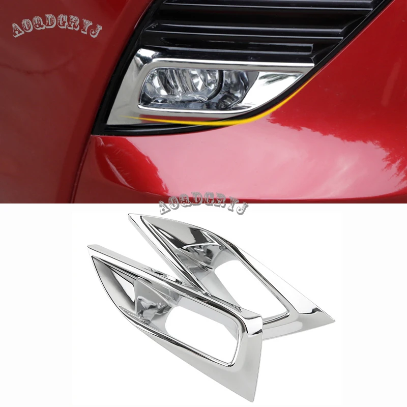

Fit for Toyota Camry Sports XSE V6,XSE, SE 2018 ABS Chrome Front Fog Lamp Fog Light Cover Trim Car Styling Accessories 2pcs