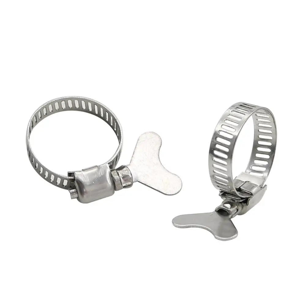 Регулируемые зажимы для приводных труб из нержавеющей стали 16-20 мм с ручкой