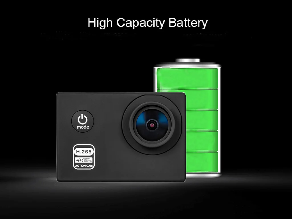 OnReal X2KS+ Hi3559V100 чип+ sony IMX377+ 7G+ WI-FI 1050mAh 6-axis Противоударная 12MP настоящий 4K Экшн-камера