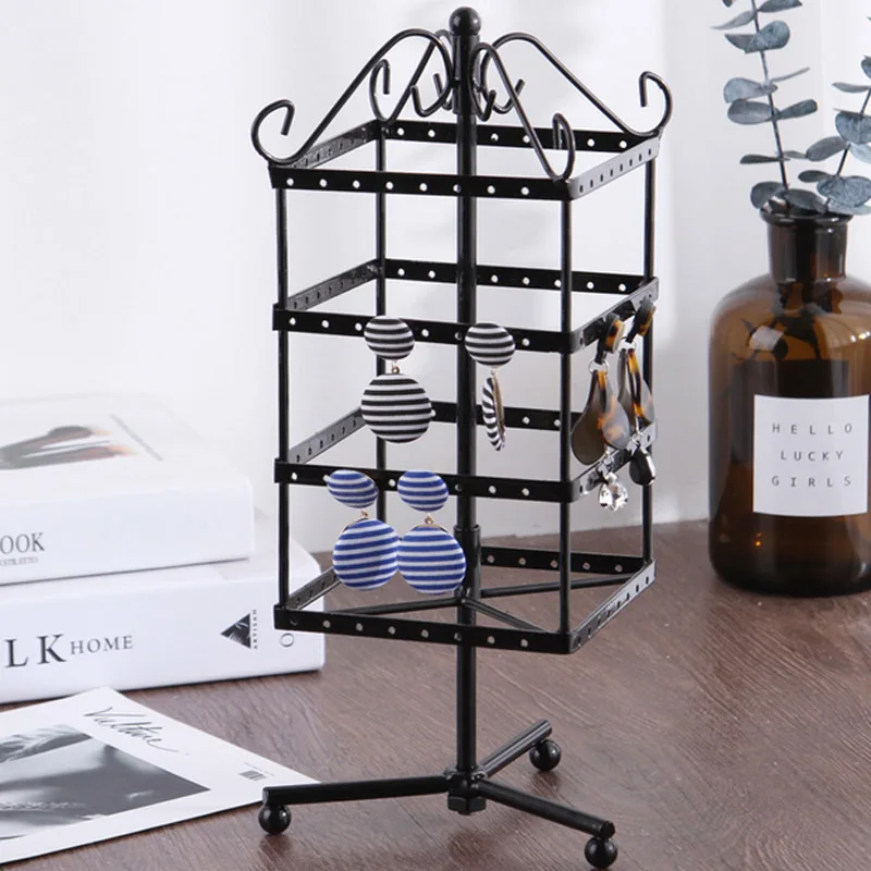 Лидер продаж новинка 4 цвета 128 отверстий подставка для сережек организация