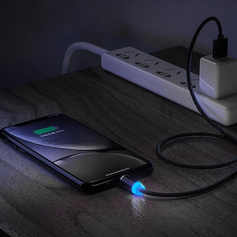 Магнитный кабель Micro usb type C для iPhone samsung Android мобильного телефона быстрое зарядное