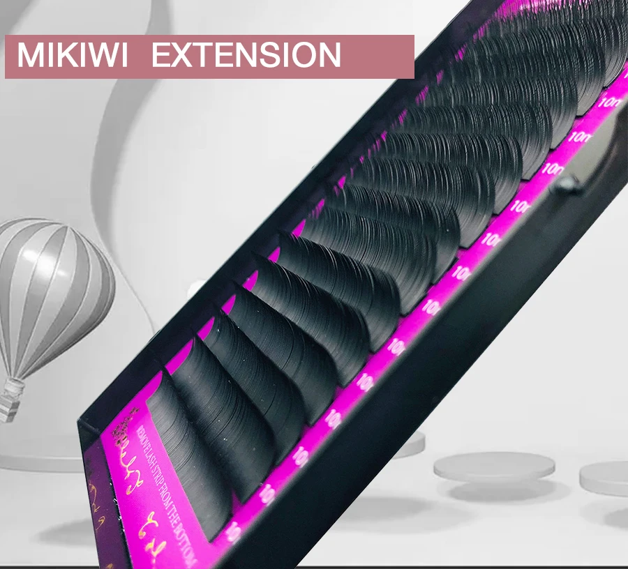 MIKIWI накладные ресницы из искусственной норки, натуральные накладные ресницы, накладные ресницы для красоты