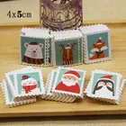 Бумажная бирка для свадебных подарков, 5 х4 см