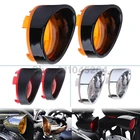 Сигнальный поворотник для мотоцикла ABC, световая заглушка, заглушка, световой индикатор, крышка объектива для Harley Touring Sportster Softail Dyna V-Rod