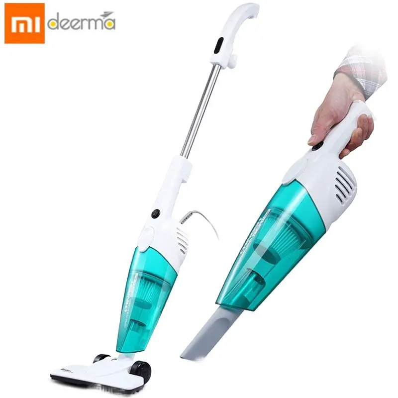 xiaomi Deerma DX128C Household Vacuum Cleaner Mini 2-in-1 Upright Portable stronger suction | Бытовая техника