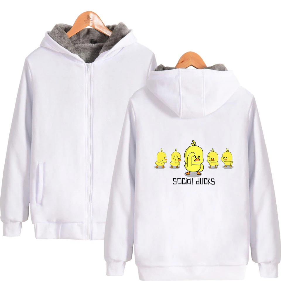 Новинка 2019 горячая распродажа SOCIDL DUCKS Team уплотненные хлопковые парки на молнии
