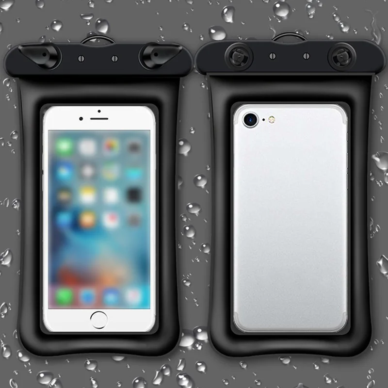 

Водонепроницаемый чехол для телефона, надувная пляжная Защитная Сумочка для телефона, держатель для телефона для бассейна, водонепроницае...