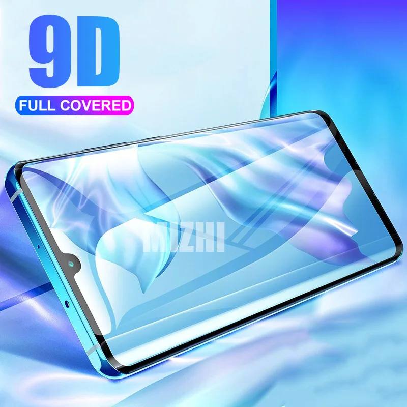 Закаленное стекло 9D с закругленными краями для Huawei P30 pro защитный чехол Lite Light P 30