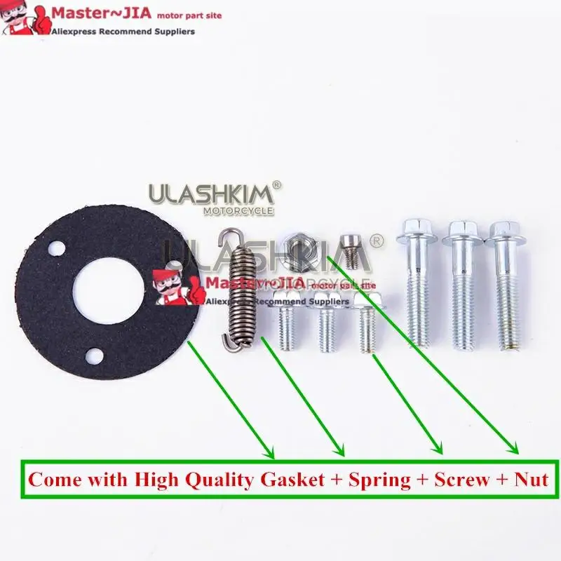 

motorcycle exhaust Scooter 1P37QMA GY6 50cc 139QMB 1P39QMB Muffler Exhaust GY6 50 60 80cc 139qmb 139qma db killers