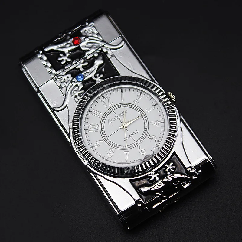 Metal Watch Butane Jet Torch Turbo Lighter Gas Lighters Smoking Accessories Cigarettes Multifunction Flash | Дом и сад