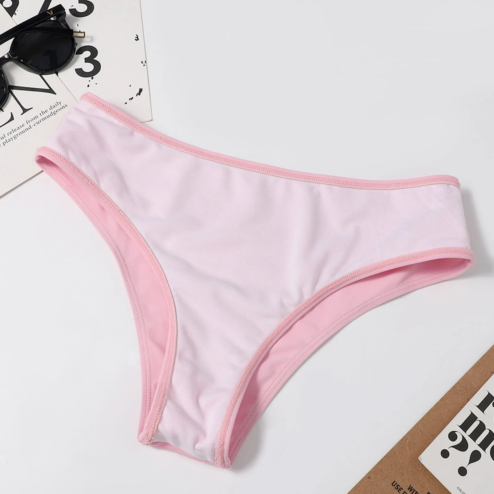 

Women Bandage Bikini Set Push Up High Cut High Waist Halter Bikini Set Two Piece Swimsuit Bandeau Padded Bra Bathing Suit 2021