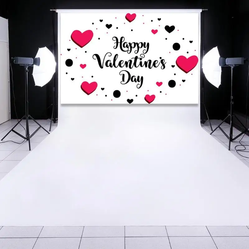 

Vintage Party Backdrops Hot Selling Durable Valentines Day Photography Backdrop Photo Studio Video Background Theme Photo Decor