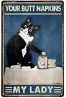 Металлические оловянные знаки My Lady Your ягодицы, привлекательные Настенные подвесные Плакаты для таверны, дома, комнаты, ресторана, магазина