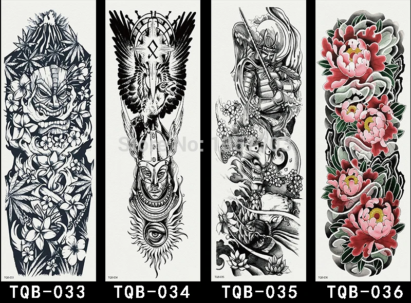 1 Waterproof Temporary Fake Tattoo Thigh Print Body Art Tattoos Stickers |